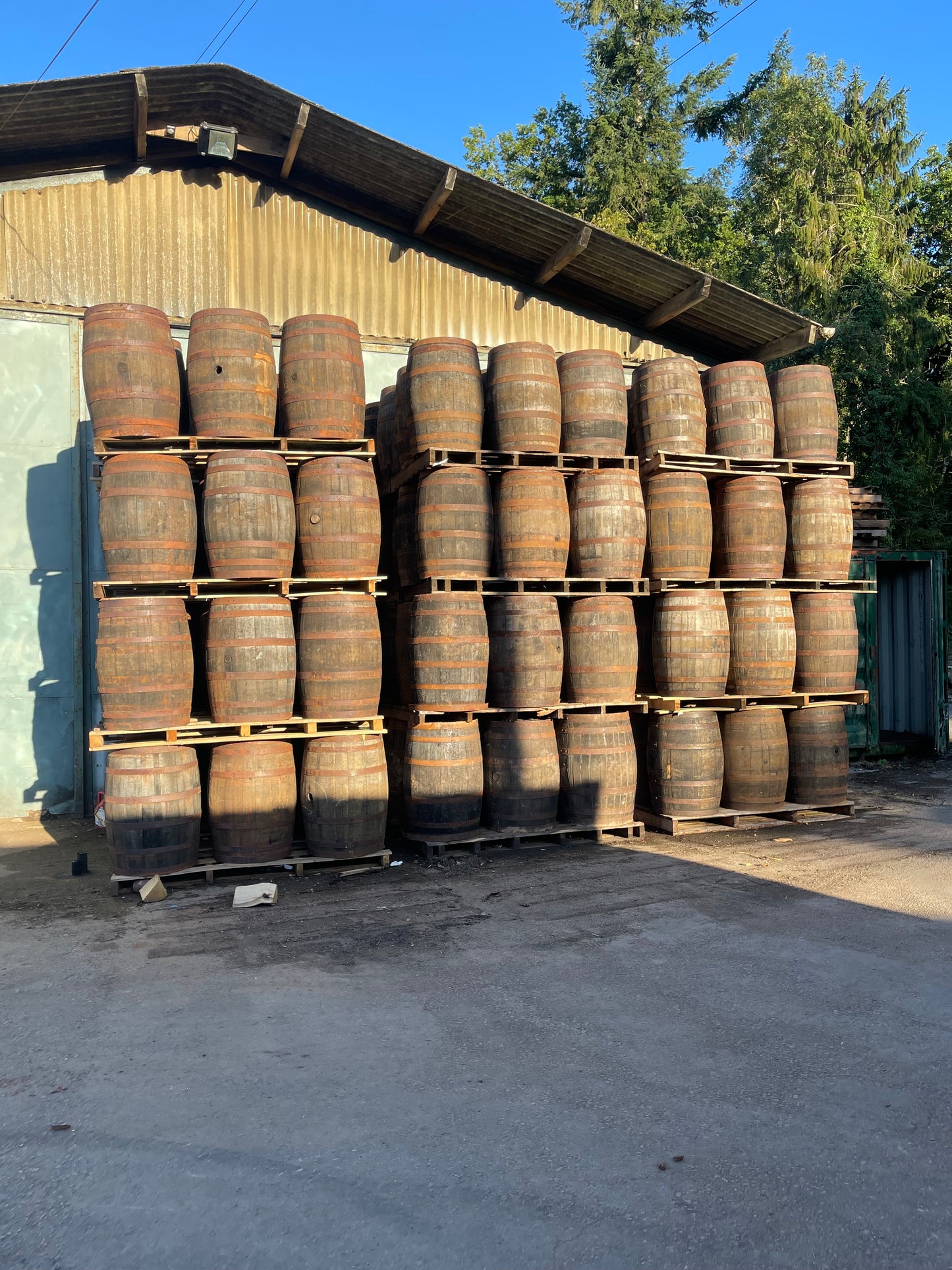 200L Oak Whiskey Cask/Barrel with removable lid